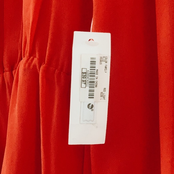 NWT Red Long-Sleeved Dress from Charming Charlie - Picture 3 of 4